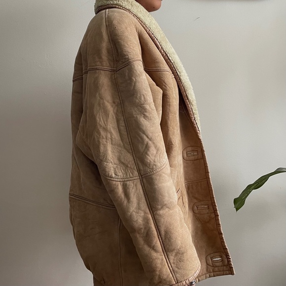 Beige sherpa jacket - Picture 4 of 5
